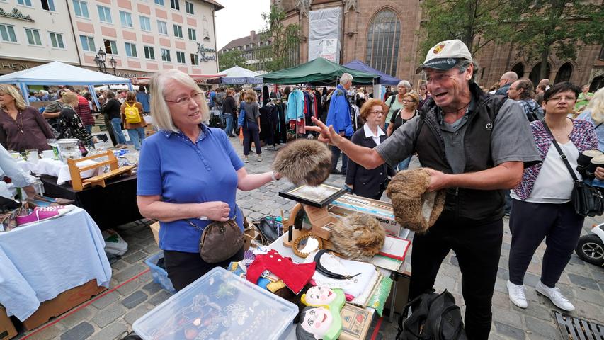 Krimskrams unter freiem Himmel: Trempelmarkt in Nürnberg