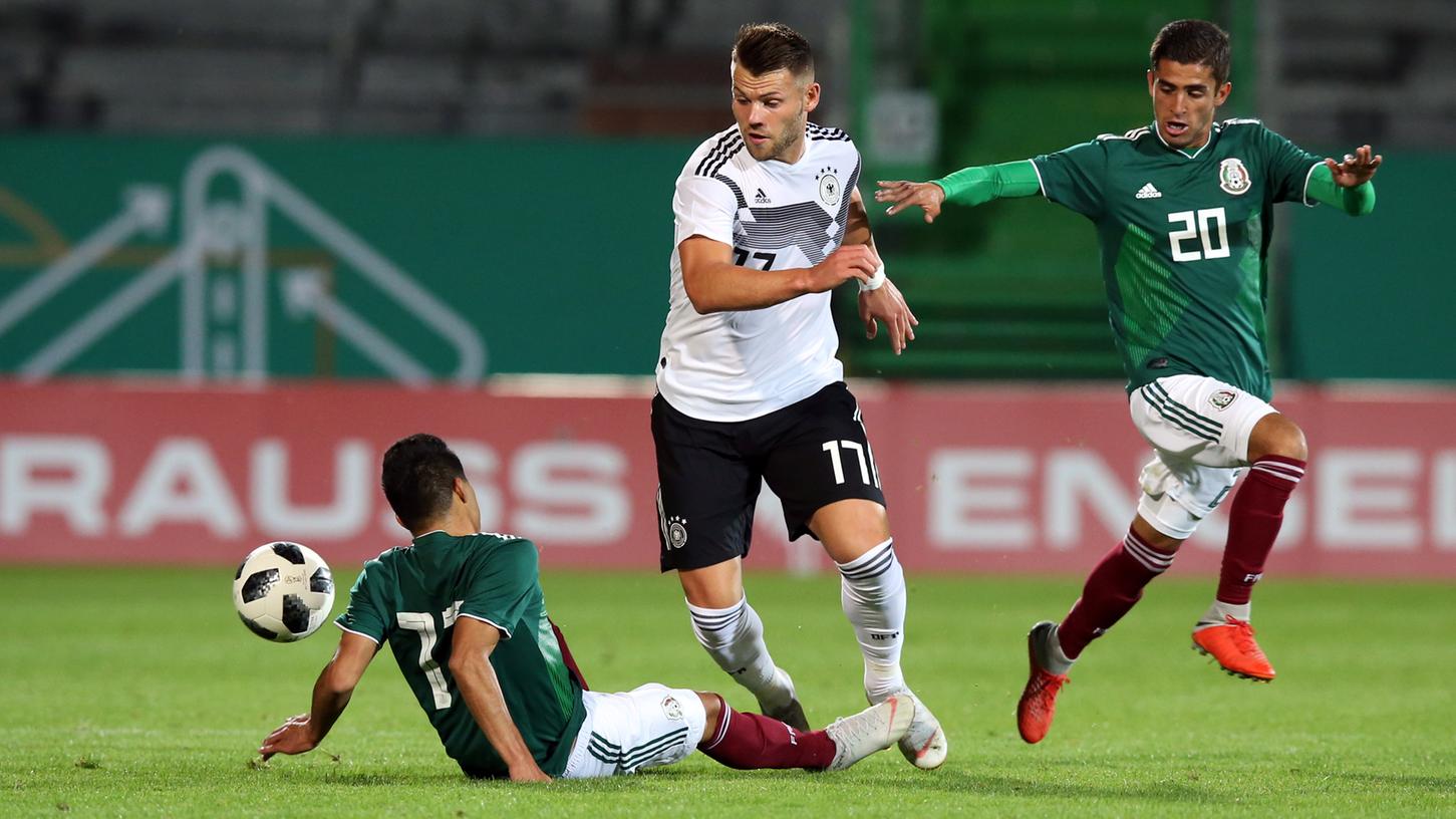 Meldet sich wieder fit für die U21-Nationalmannschaft: Club-Profi Eduard Löwen.