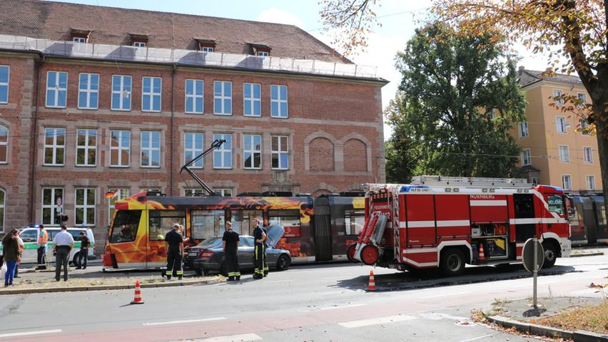 Unfall in Gibitzenhof: Autofahrerin übersieht Straßenbahn