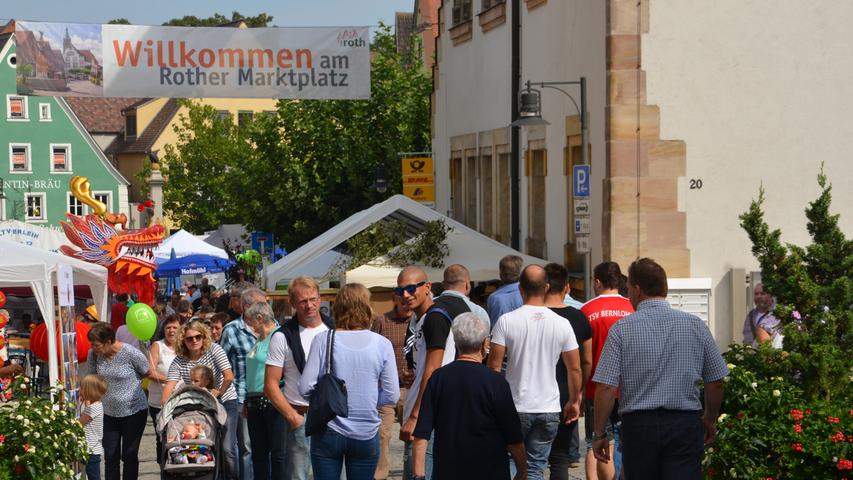 Flanieren und Futtern: Das 38. Altstadtfest in Roth