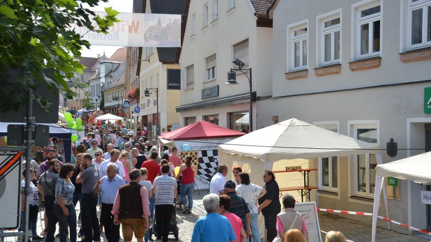 Flanieren und Futtern: Das 38. Altstadtfest in Roth