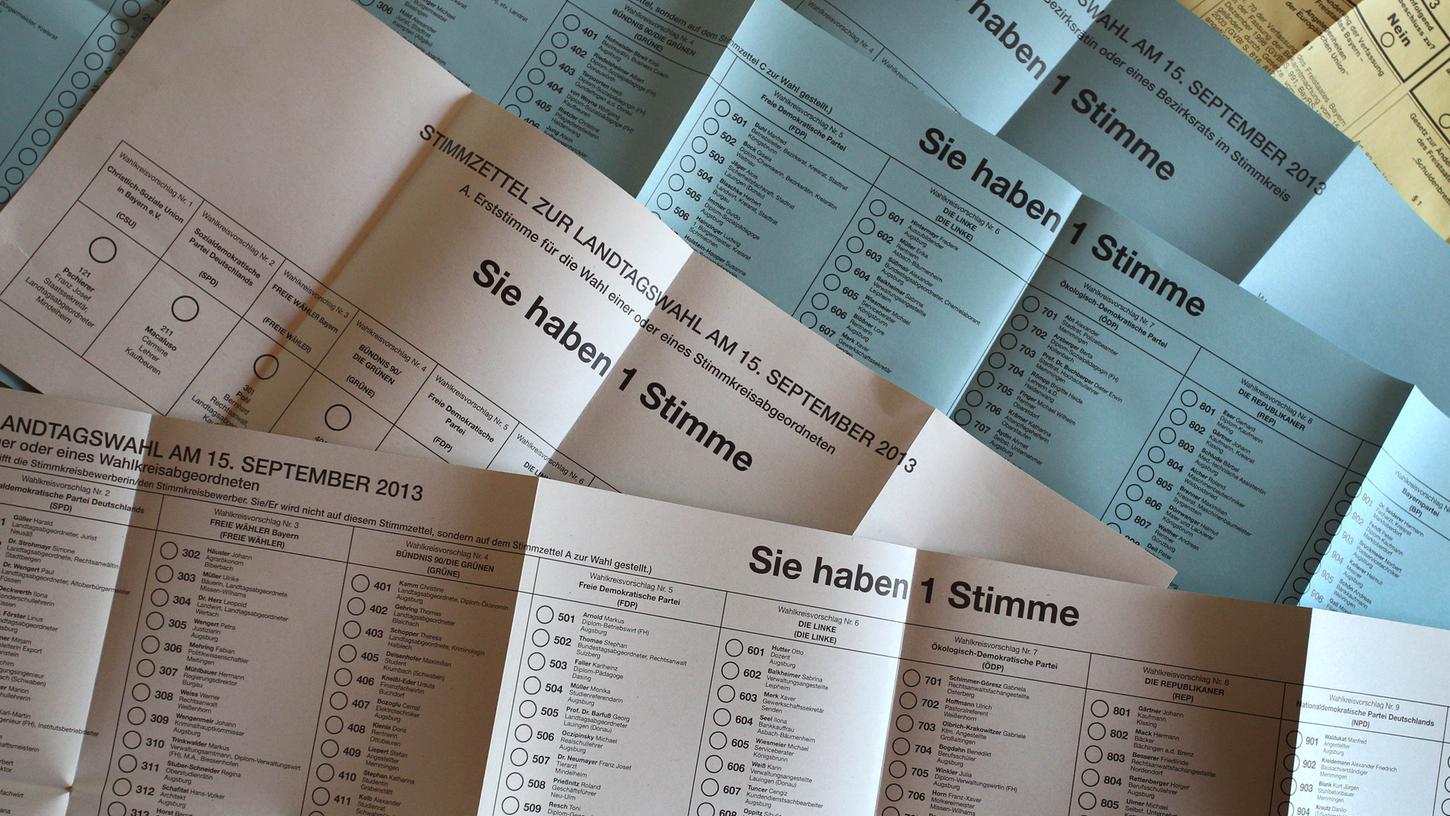 Wer per Briefwahl über die Zusammensetzung des 18. Bayerischen Landtags im Oktober entscheidet, kann sich die Unterlagen in Ruhe Zuhause ansehen.