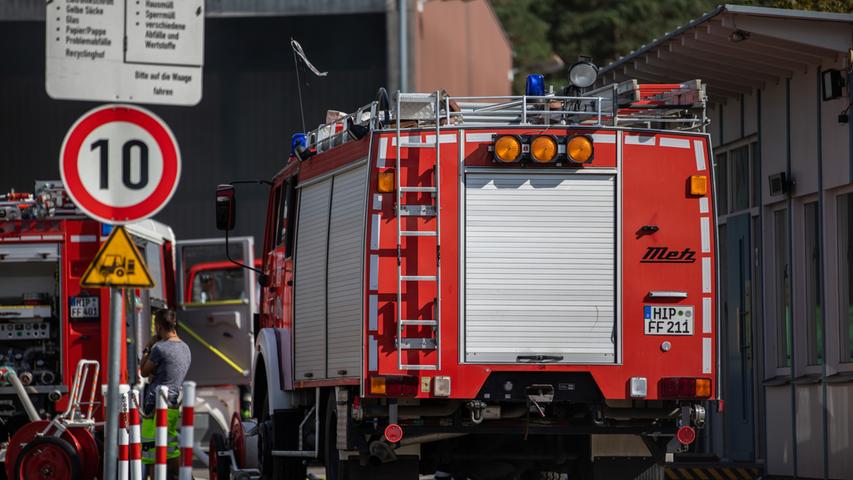 Brand in Hilpolsteiner Mülldeponie ruft Feuerwehr auf Plan