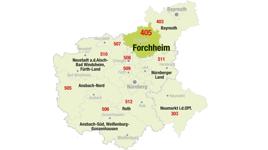 Seit jeher konservativ geprägt: der Stimmkreis Forchheim.