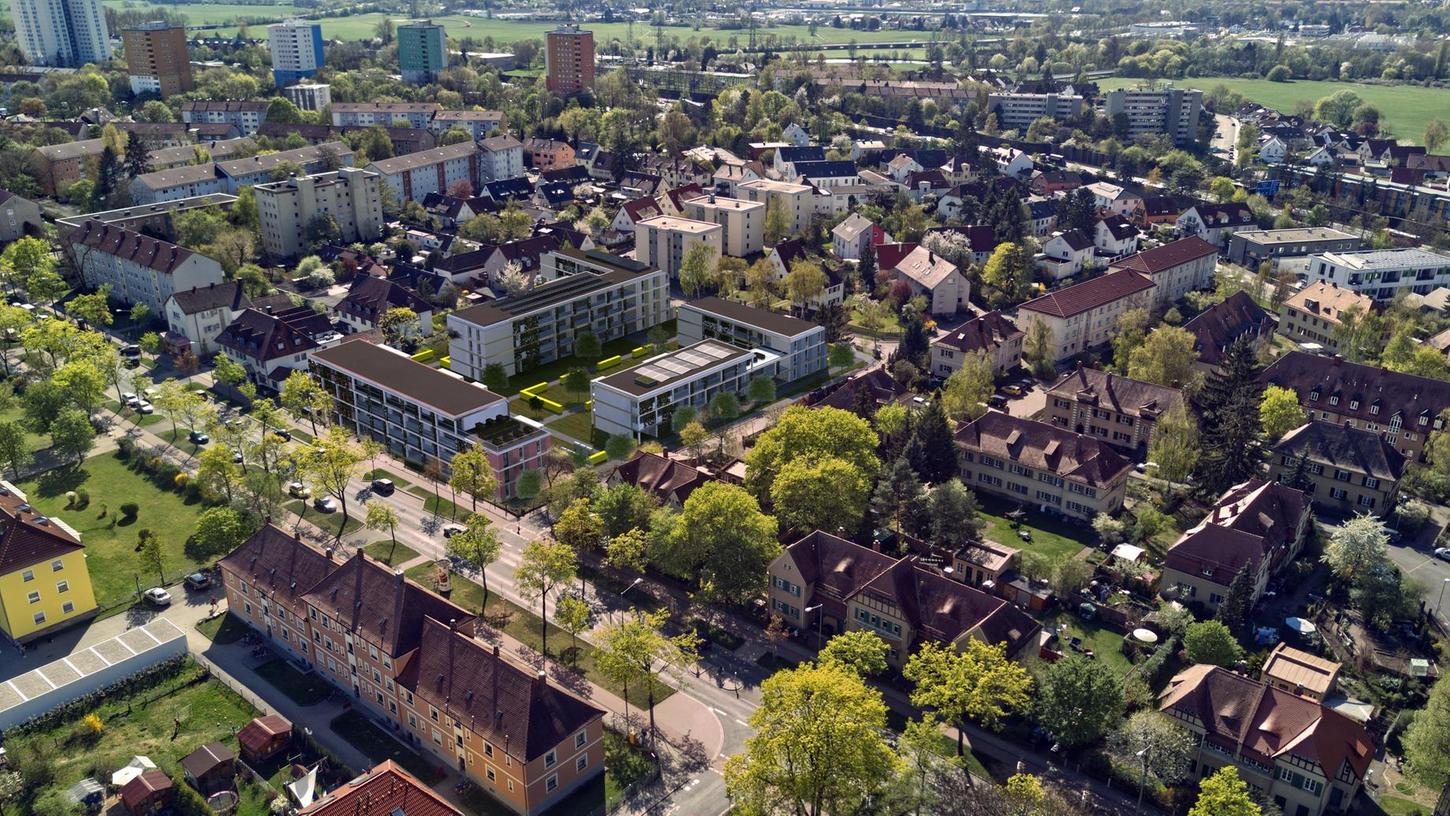 Pläne für das Erba-Gelände in Erlangen  liegen auf Eis