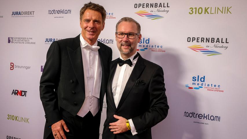 Moderator Jörg Pilawa (links) führt auch in diesem Jahr durch den Abend. Veranstalter Andreas Röschke ist mit dem Entertainer zufrieden.