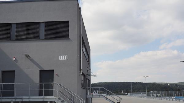 Weitere Eindrücke vom Hochregallager der Firma Altmühltaler in Treuchtlingen.