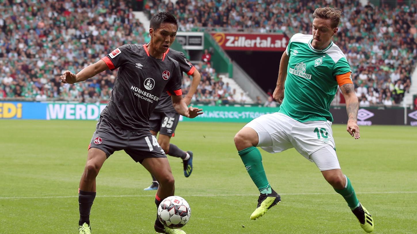 Ehemaligen-Treff: Yuya Kubo wird nicht mehr zum 1. FC Nürnberg zurückkehren - und Max Kruse wohl nicht mehr an die Weser.