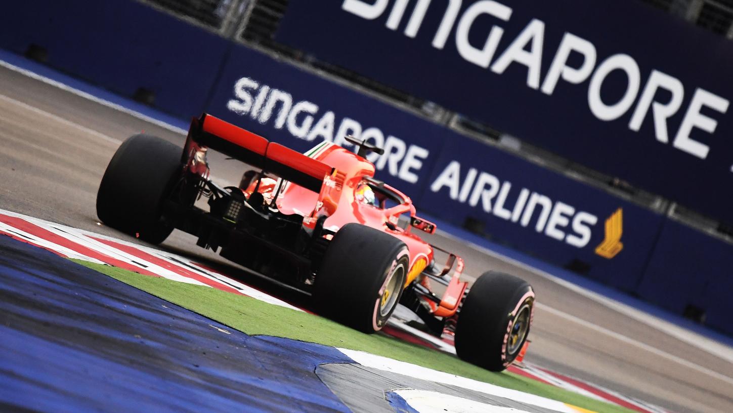 Vettel bleibt im WM-Rennen auf der Strecke 