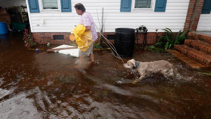 Nach dem Sturm: USA kämpfen gegen die "Florence"-Fluten
