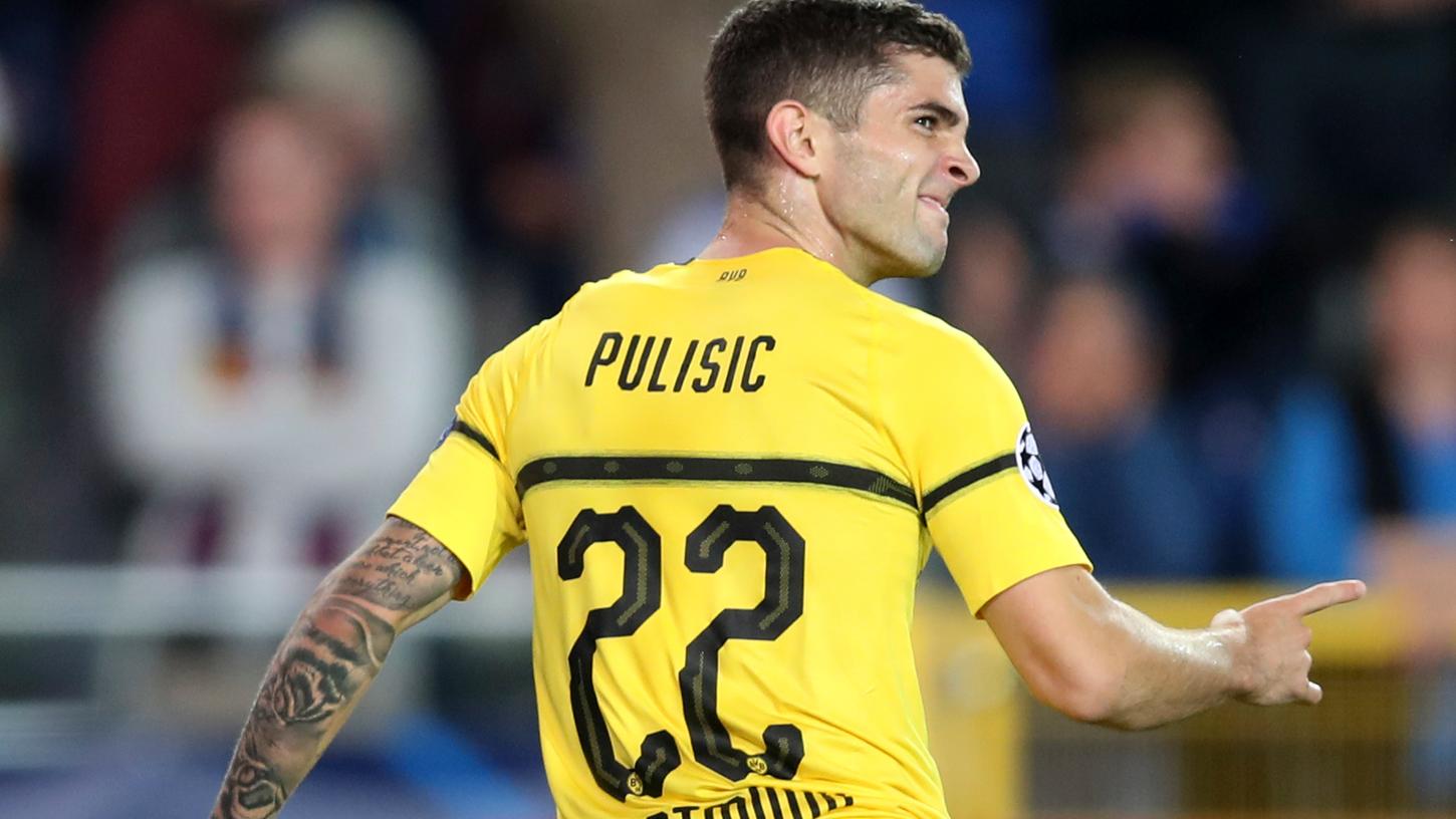 Christian Pulisic sorgte für den glücklichen 1:0-Erfolg des BVB in Brügge.
