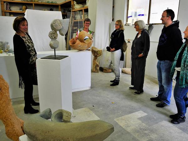 Künstler zeigten in Klapfenberg ihre Ateliers