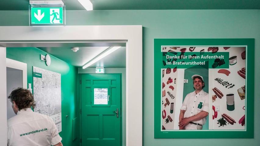 Es geht um die Wurst: Frankens erstes Bratwursthotel hat eröffnet