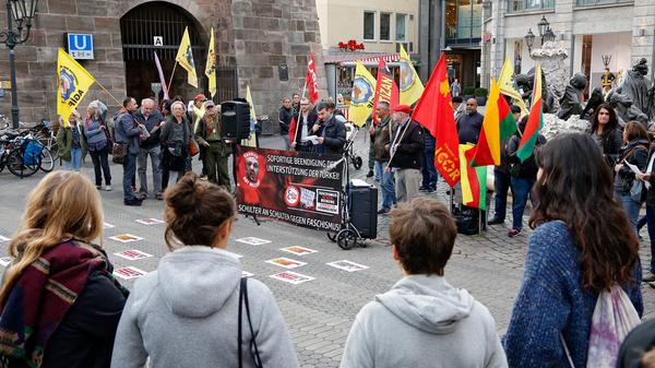 Kundgebung gegen Erdogan