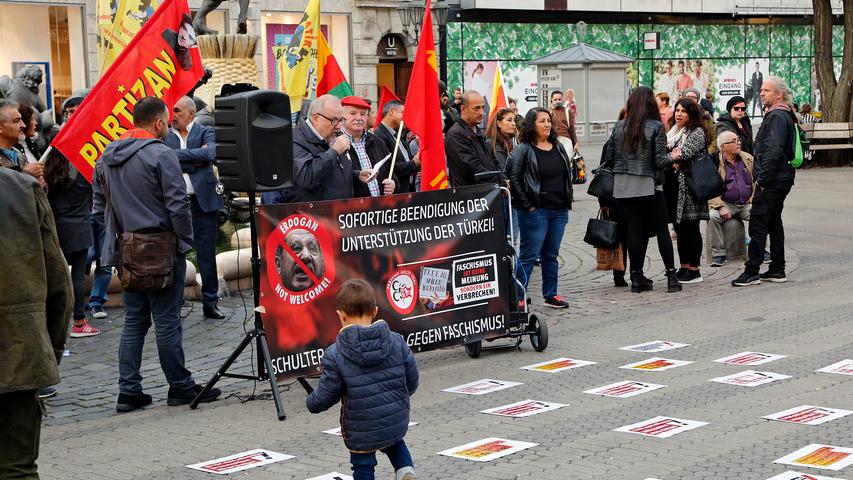 Kurden machen mobil: Kundgebung gegen Erdogan in Nürnberg