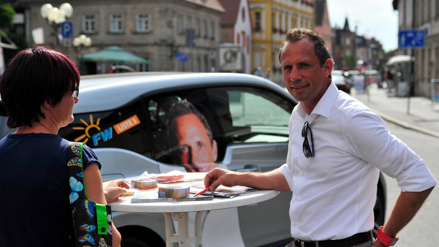 Thorsten Glauber will sich für Gespräche mit Bürgern Zeit nehmen. Bei seinem Wahlkampf tourt er durch den Landkreis.