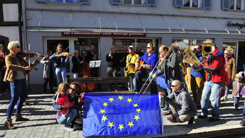 Flashmob für Europa: Pulse of Europe in Forchheim