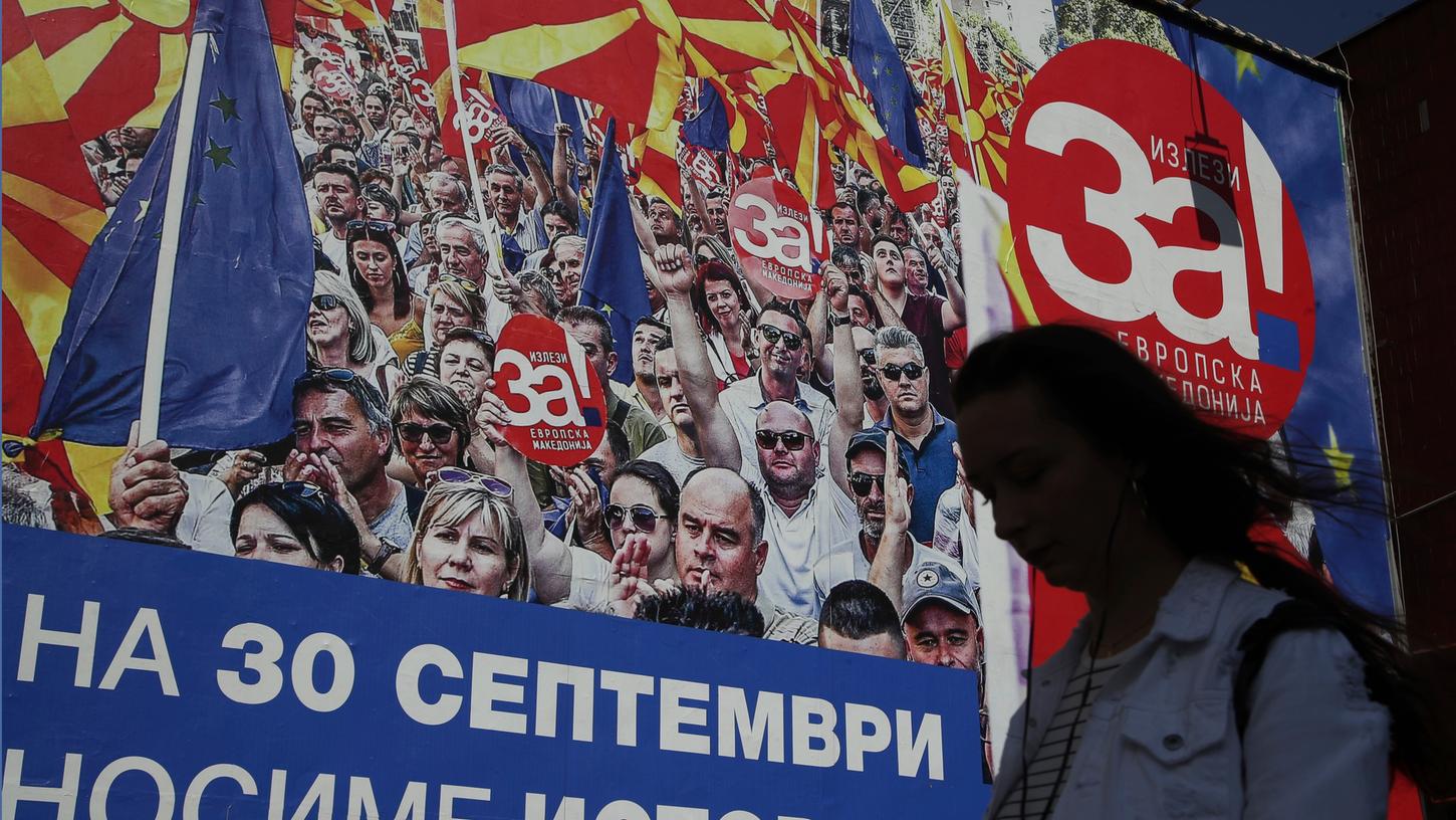 Das Referendum über den neuen Staatsnamen Mazedoniens ist gescheitert. Nur 22,1 Prozent der Wahlberechtigten haben ihre Stimme abgegeben.