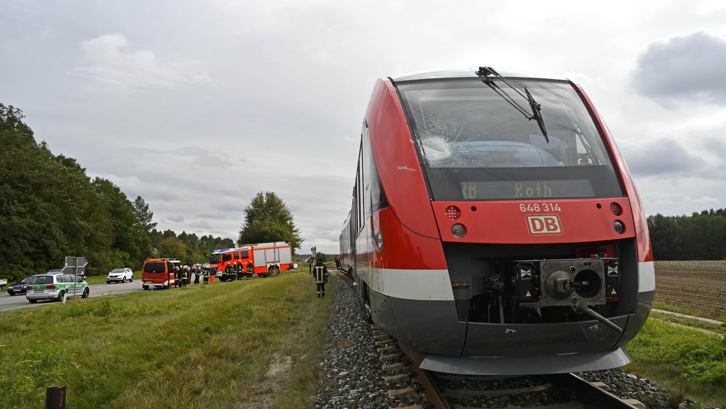 Bahnunfall bei Hofstetten: Traktor stoppt die 