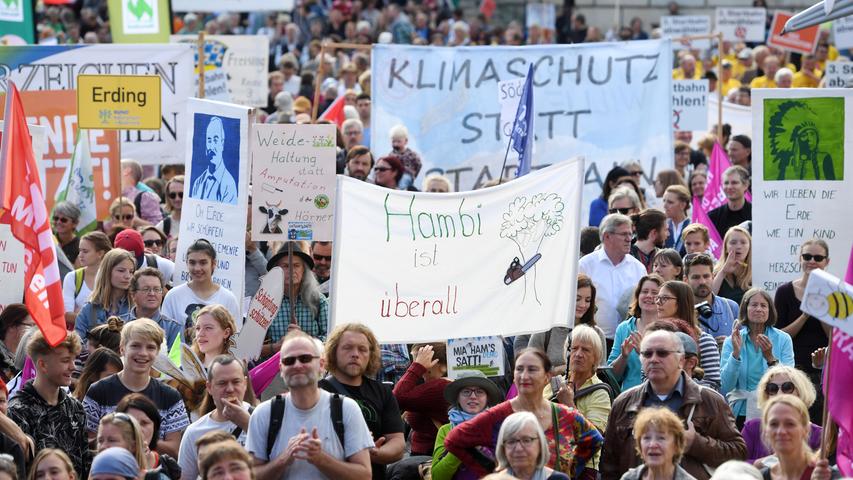 Hambacher Forst: Bunte Demo gegen Rodung