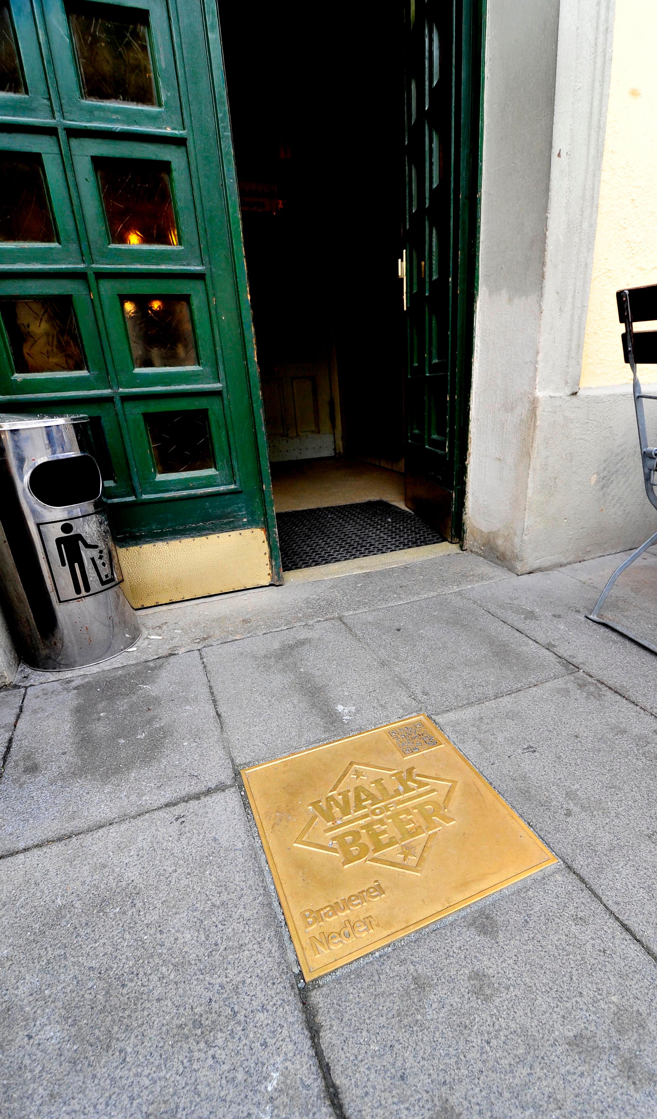 Schon sind wir beim nächsten Stern vor'm Neder, Forchheims ältester Brauerei (gegründet etwa im Jahr 1554).