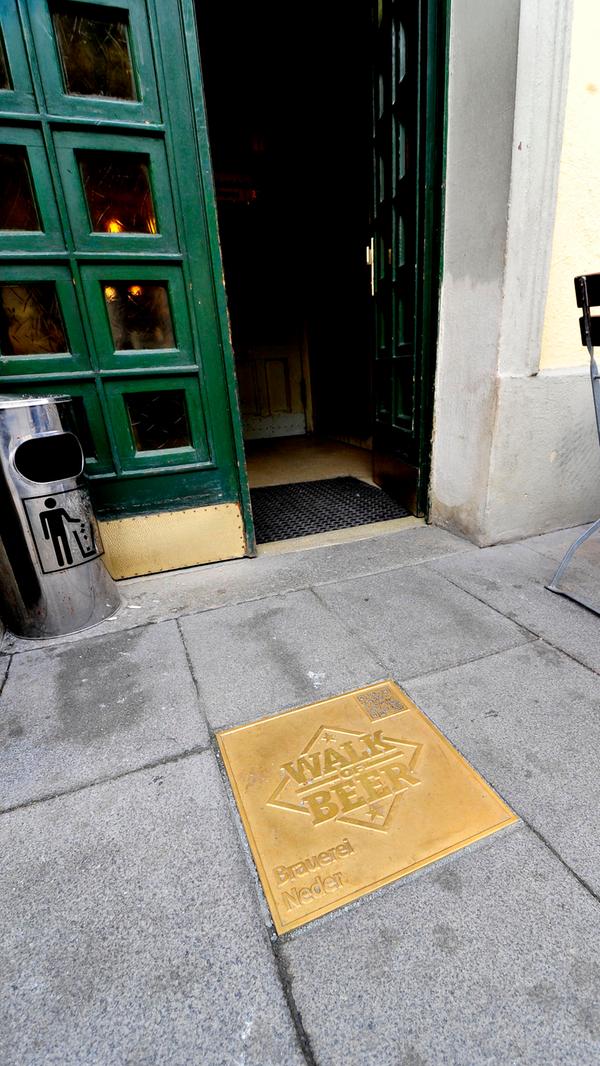 Schon sind wir beim nächsten Stern vor'm Neder, Forchheims ältester Brauerei (gegründet etwa im Jahr 1554).