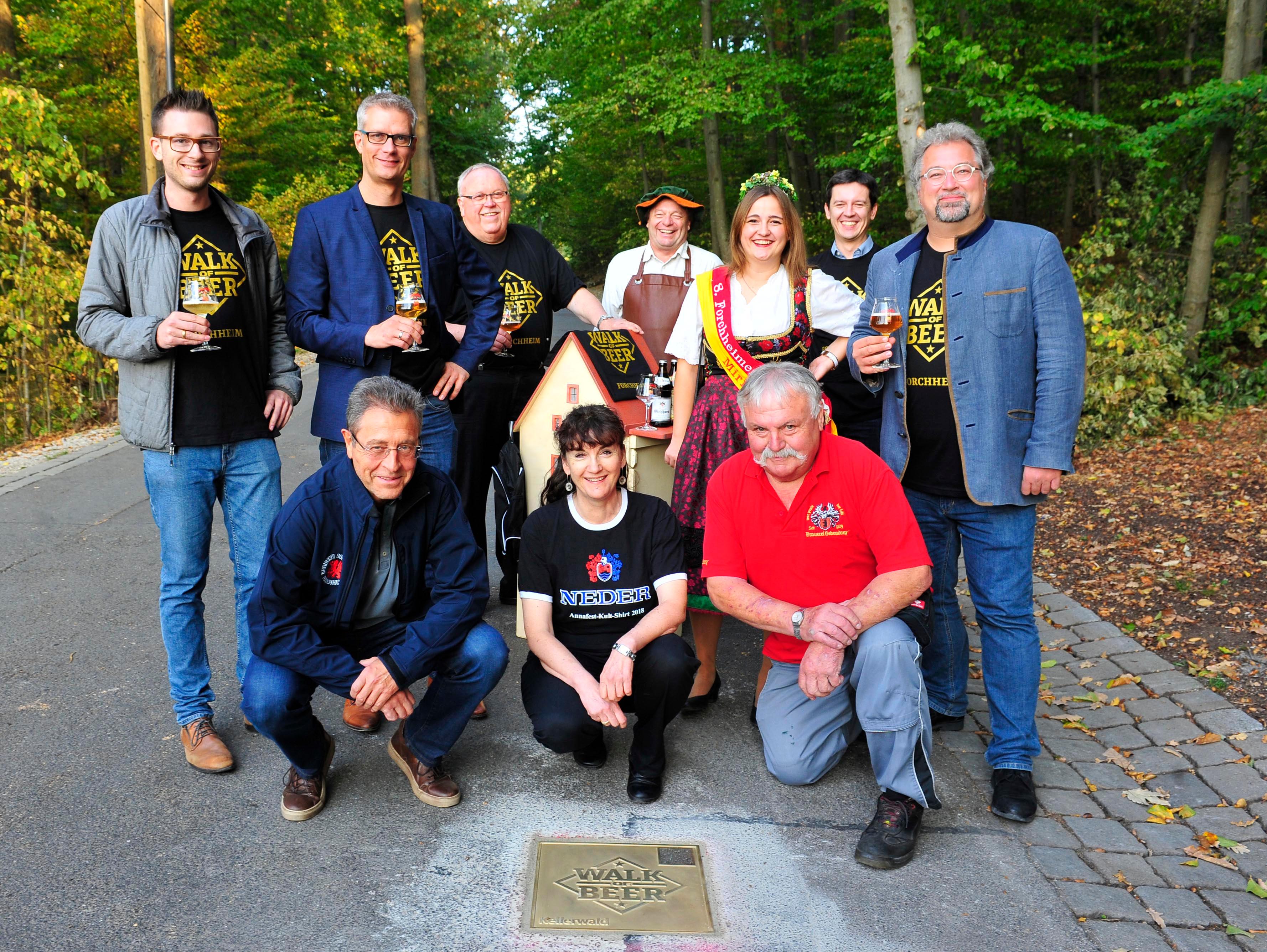 Starten wir am Fuße des Kellerwalds, beim ersten Bier-Stern. Immerhin wurde einst auch das kühl gelagerte Bier von dort aus wieder in die Stadt geschafft.