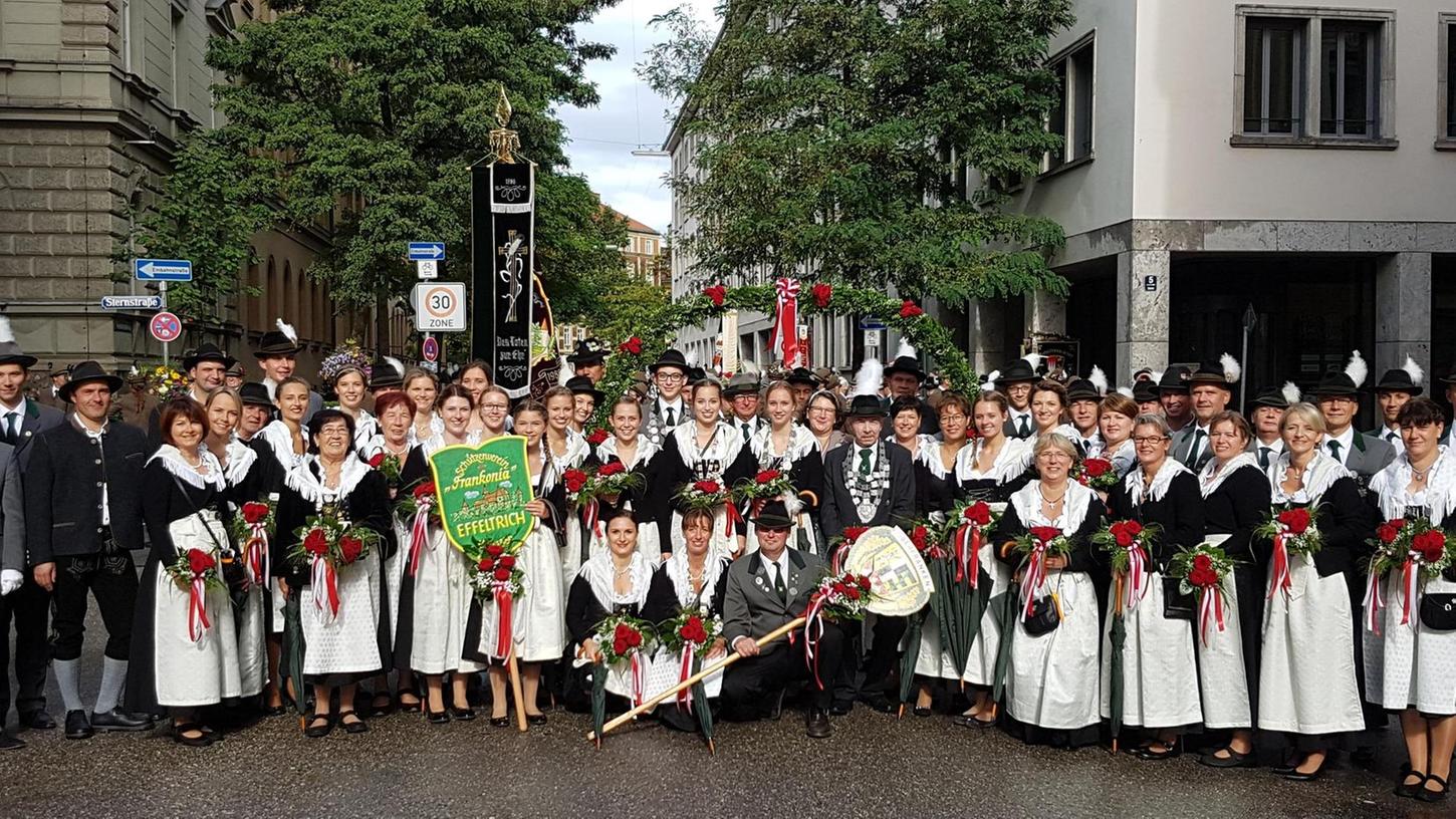 Die Frankonia-Schützen repräsentierten den Schützenbezirk Oberfranken beim größten Volksfest der Welt.