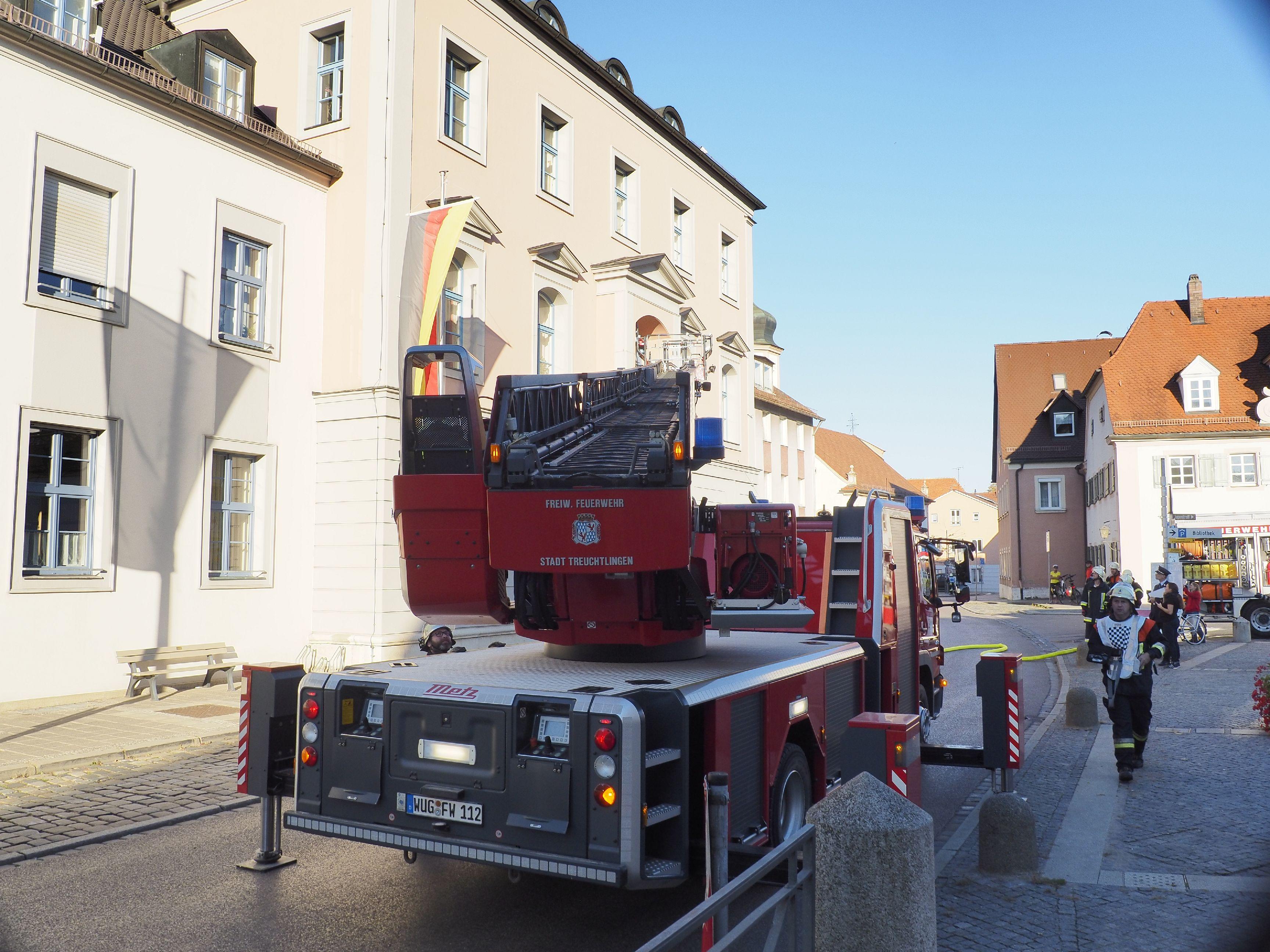 Feuerwehrübung Treuchtlingen