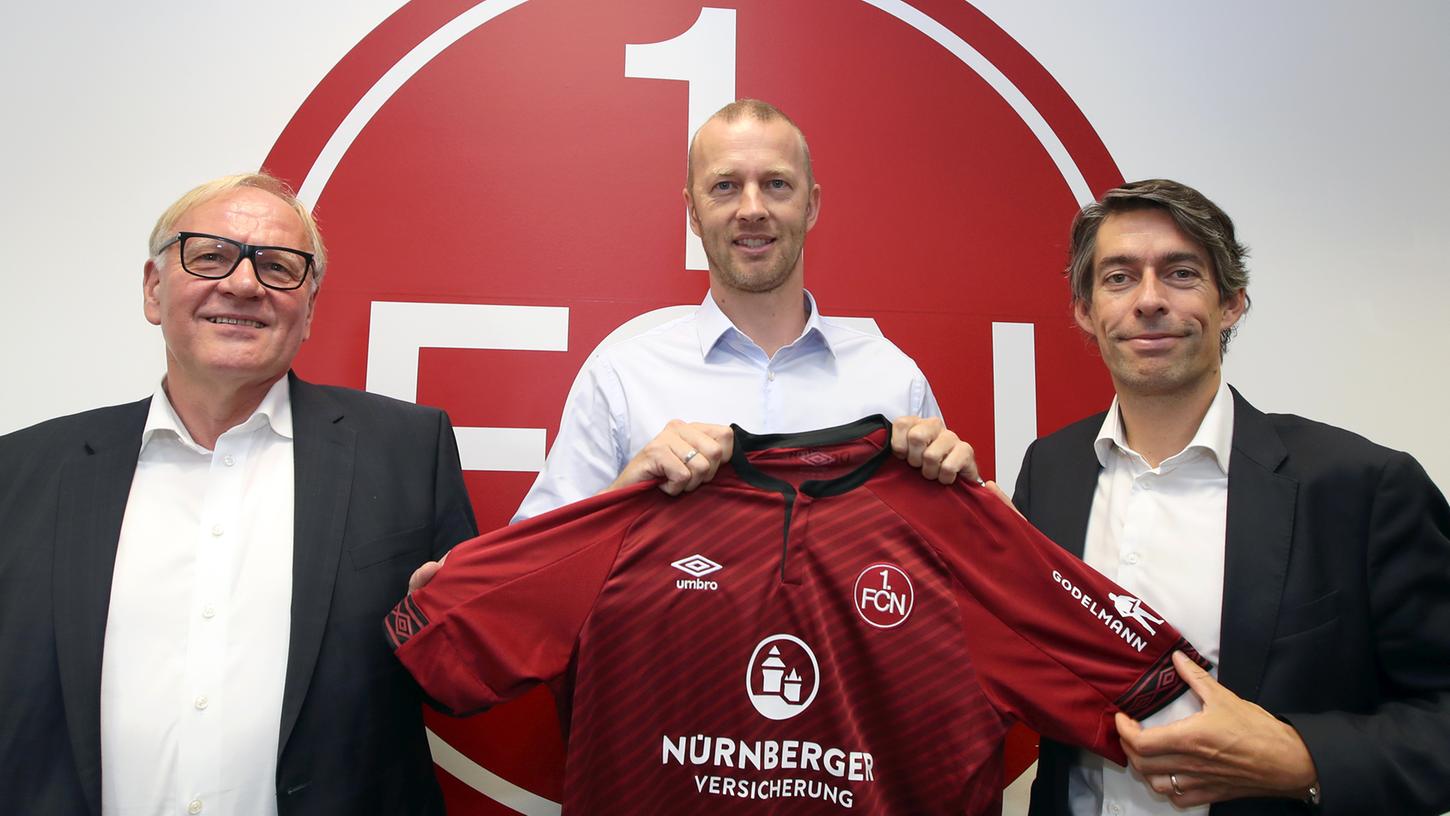 Der neue starke Mann beim 1. FC Nürnberg: Niels Rossow.