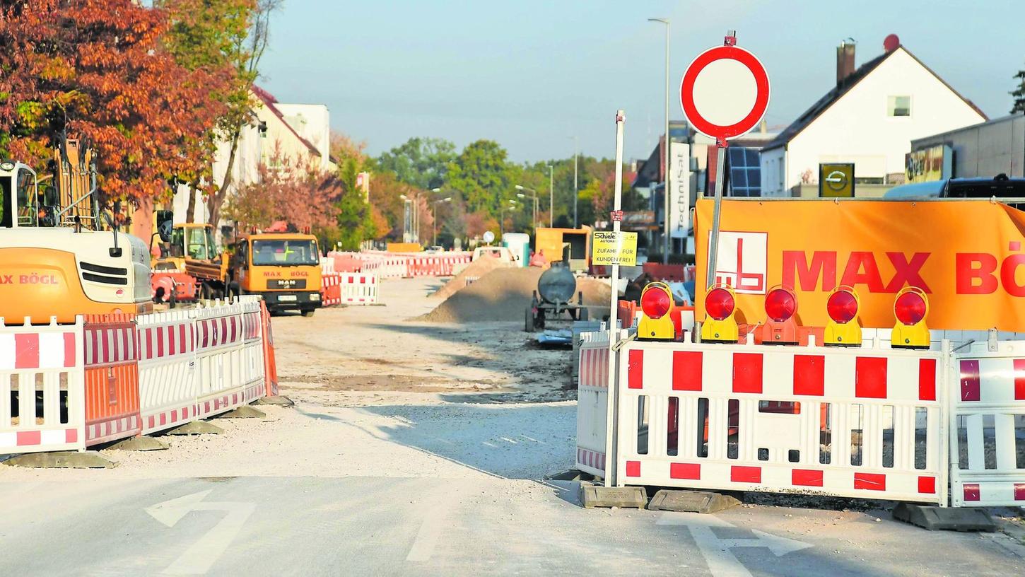 Neumarkt: Arbeiten in der Regensburger Straße kommen voran