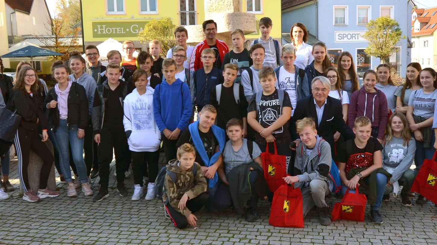 Polnische Schüler zu Besuch in Berg