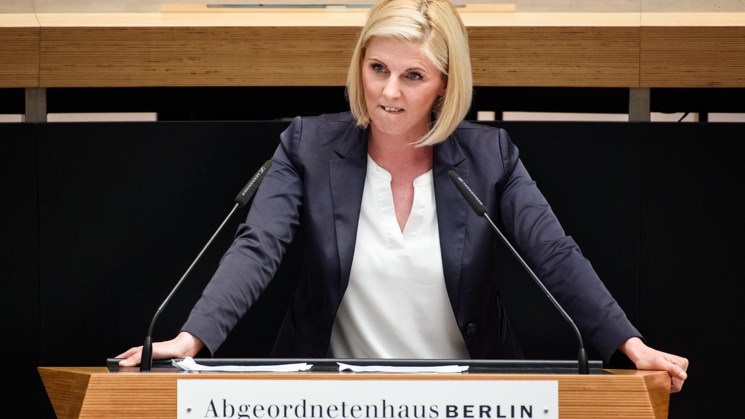 Jessica Bießmann ist familienpolitische Sprecherin der Berliner AfD-Fraktion. Nun will die Partei sie ausschließen.