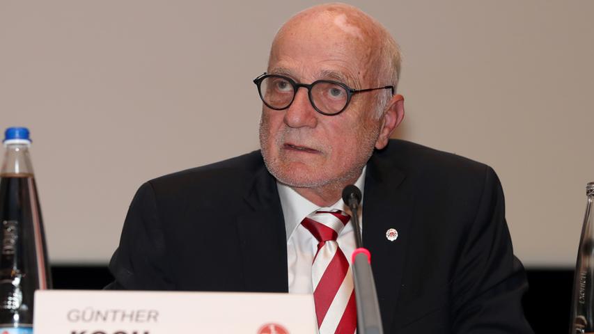 Günther Koch findet mit seinen Worten wenig Zustimmung bei den Club-Mitgliedern.
