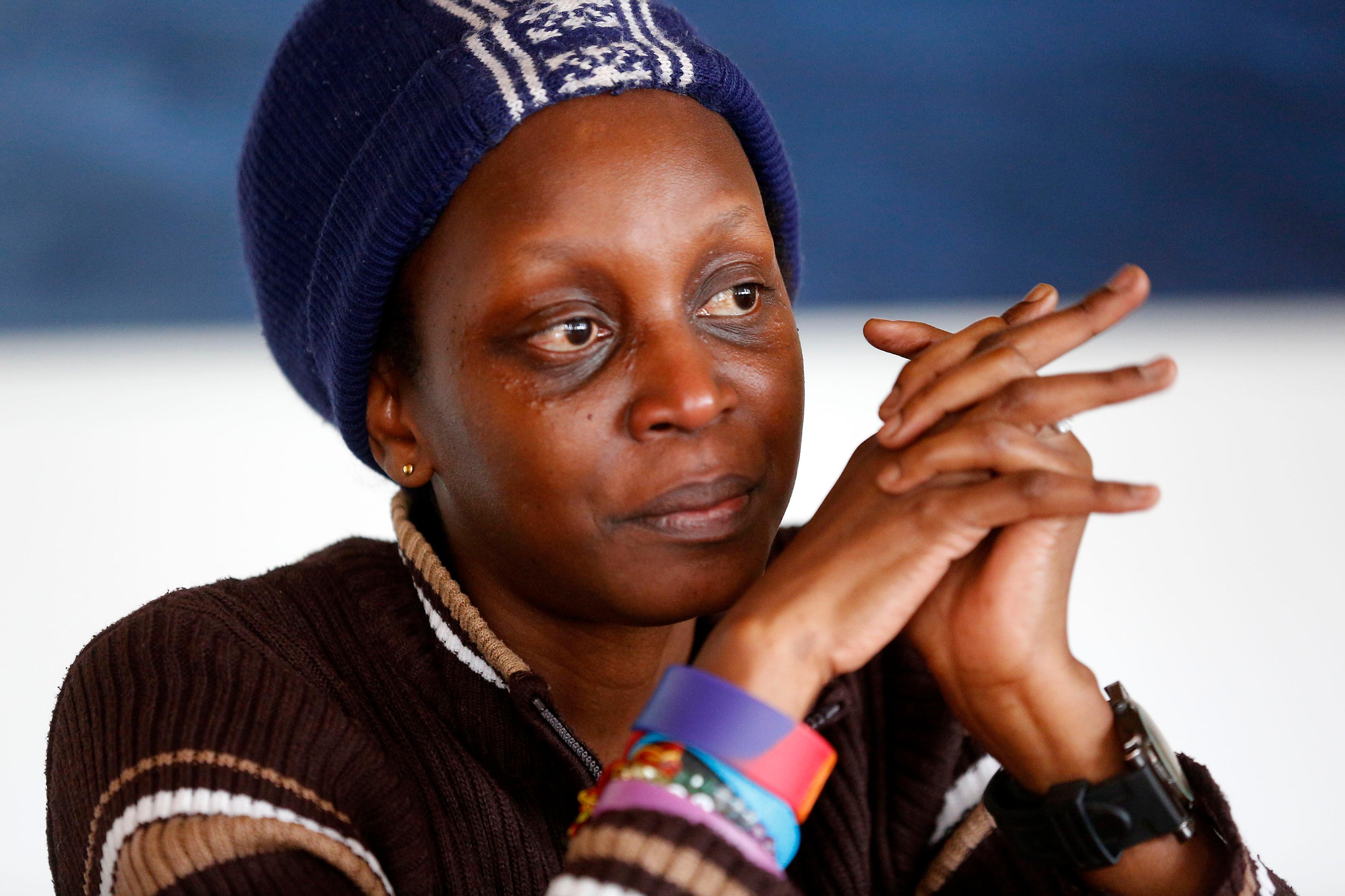 Sie bekam den Internationalen Menschenrechtspreis 2013: Kasha Jacqueline Nabagesera. Sie kämpft in ihrer Heimat Uganda für die Rechte der Homosexuellen.