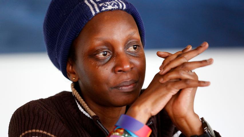 Sie bekam den Internationalen Menschenrechtspreis 2013: Kasha Jacqueline Nabagesera. Sie kämpft in ihrer Heimat Uganda für die Rechte der Homosexuellen. 