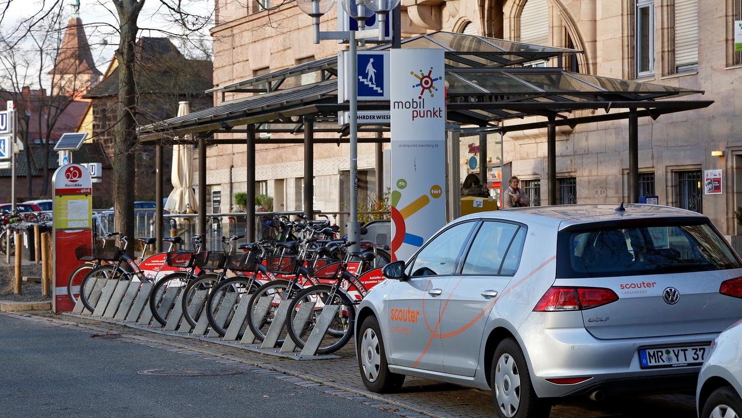 Signal für einen Umstieg vom Auto aufs Rad in Erlangen