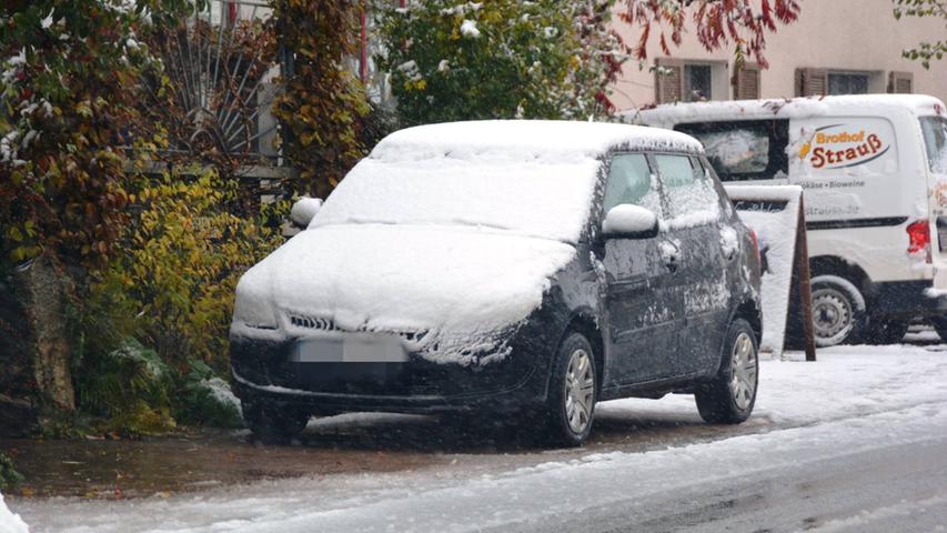 Ein Traum in Weiß: Erster Schnee verzaubert die Region