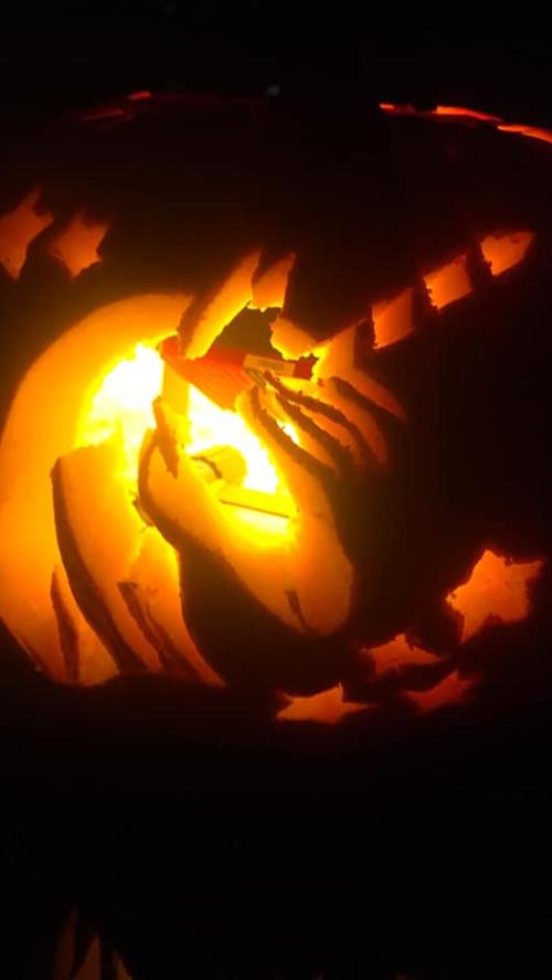 Kürbis-Kunstwerke: Schwabach freut sich auf Halloween