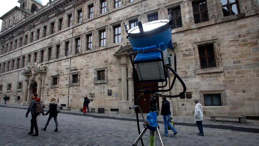 Erste Bilder: So sieht es am Hollywood-Set in Nürnberg aus