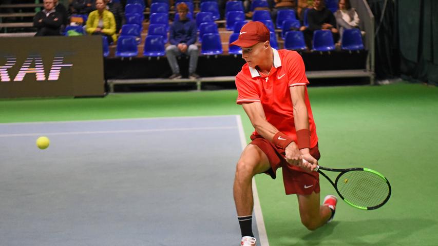 Gleich in der ersten Runde gescheitert ist der deutsche Tennis-Profi: Rudolf Molleker.