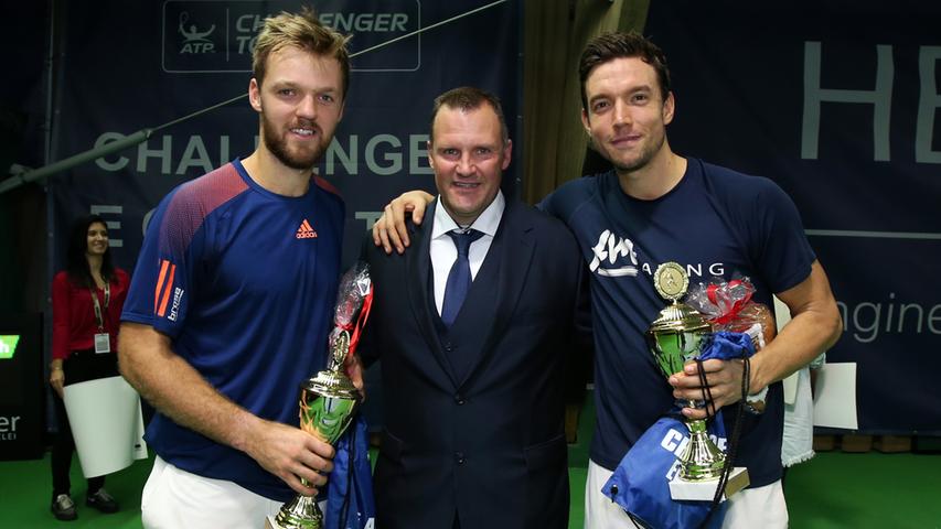Siegerbild mit Turnierveranstalter v.l.: Kevin Krawietz, Marcus Slany und Andreas Mies.