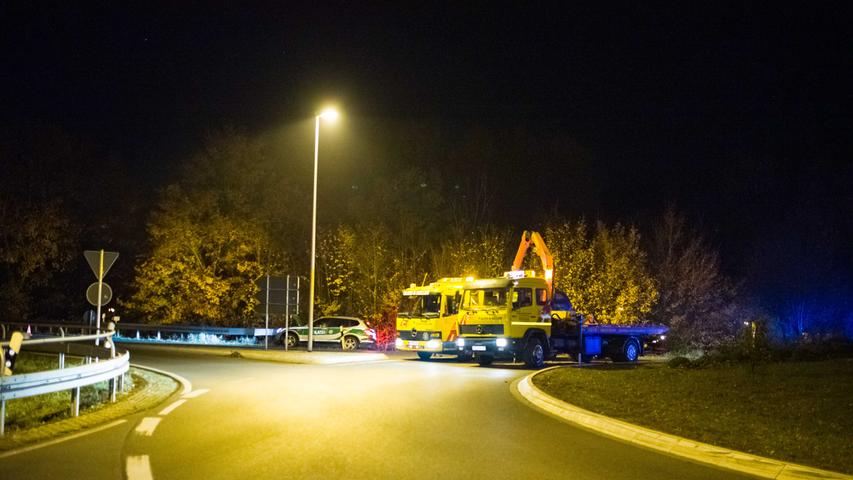 Verfolgungsjagd endet mit Unfall: Vier Verletzte in Volkach