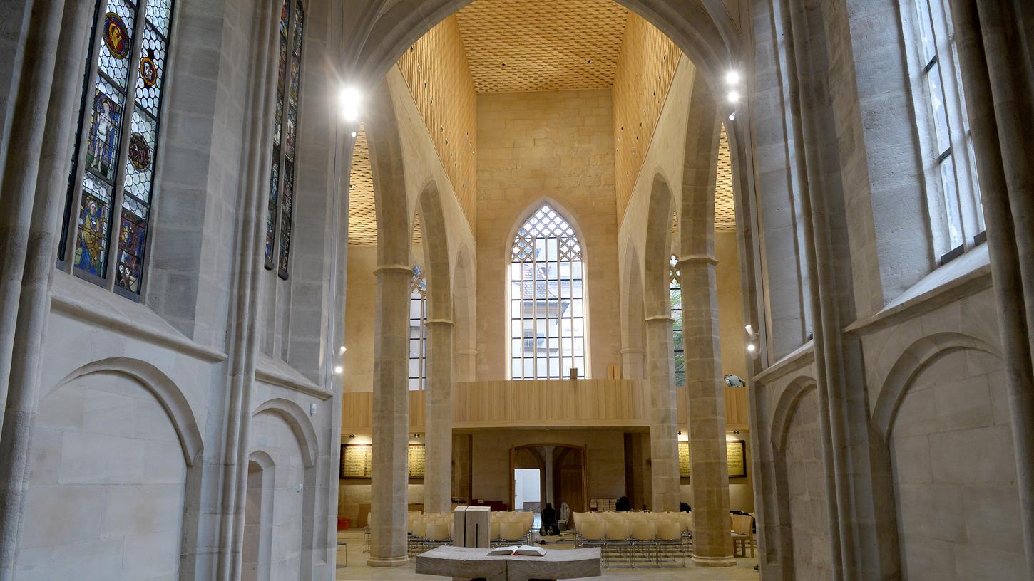 Nach den Sanierungsarbeiten erstrahlt die Marthakirche in neuem Glanz. Am 10. und 11. November wird sie offiziell eingeweiht.