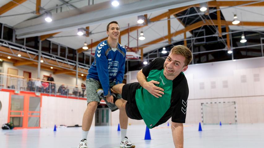 Handballtraining mit den Profis