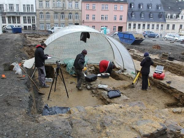 In Annaberg stießen Archäologen auf 28 Gräber. In einem davon lag der Schädel mit der Hiebverletzung.