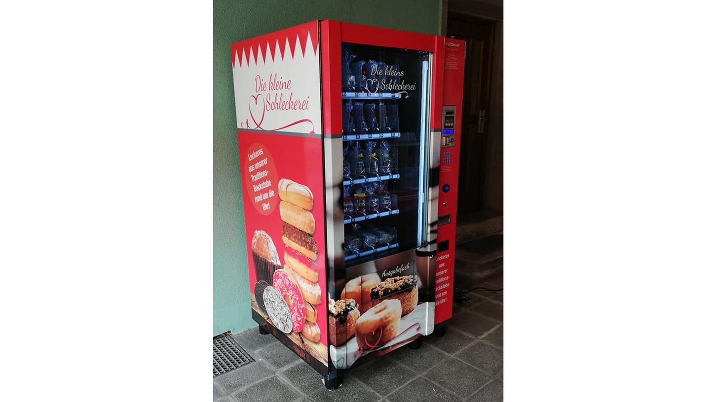 Erster Lebkuchen-Automat Deutschlands steht in Schwabach