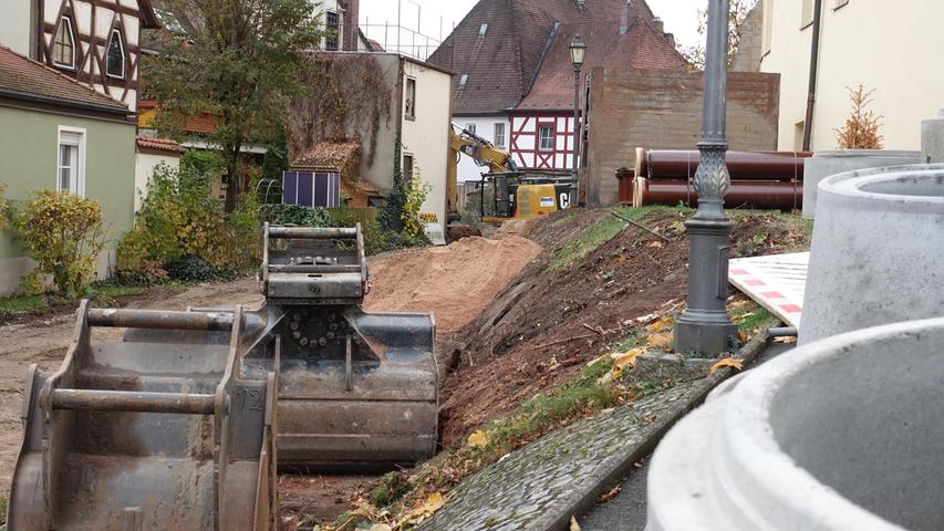 Schlossgraben Herzogenaurach: Mit Kanalbau fällt Startschuss für Rathausneubau