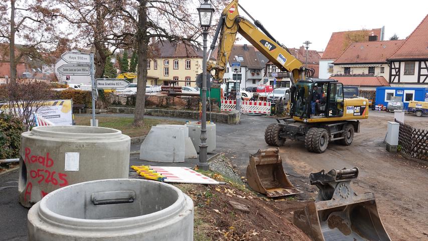 Schlossgraben Herzogenaurach: Mit Kanalbau fällt Startschuss für Rathausneubau