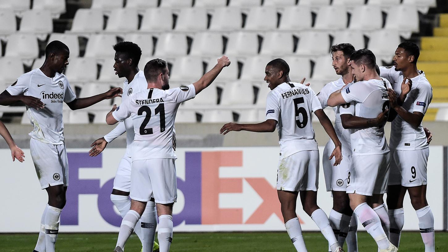 Viertes Spiel, vierter Sieg: Eintracht Frankfurt setzte sich auch auf Zypern durch und hat sich für die nächste Runde der Europa League qualifiziert.
